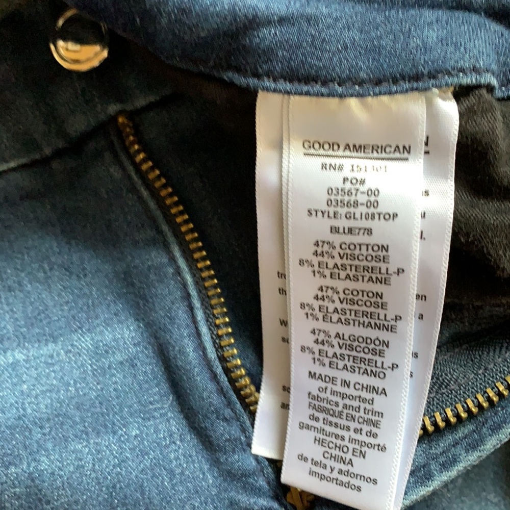 Good American good legs skinny stretch jeans. Never worn .‎ 99 retail - Picture 12 of 12